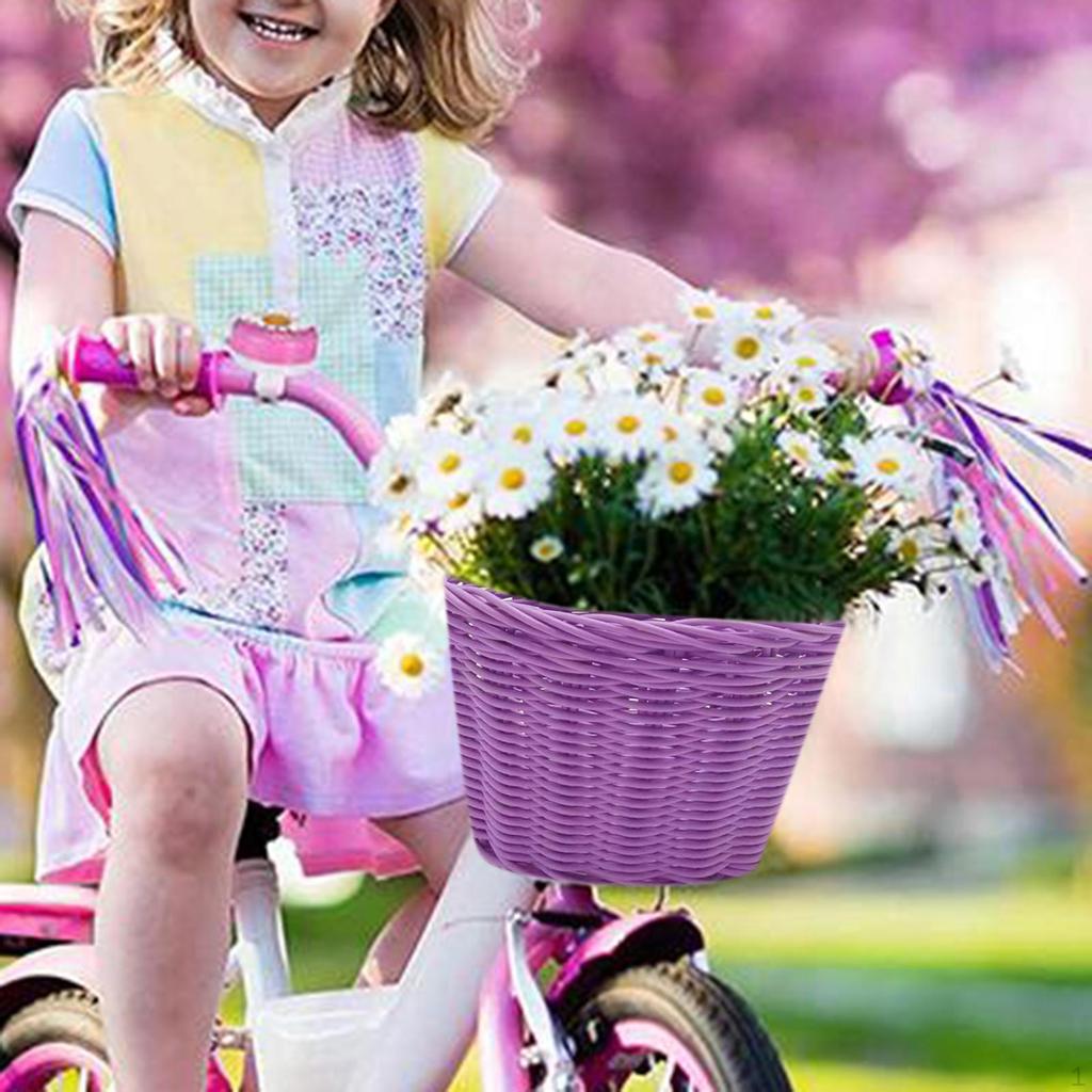 Kids Bike Basket - Front Handlebar Carrier for Young Riders