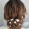 Set von 12 Perlen Haarspangen Styling-Accessoires U-Form Design Sicherer Halt Haarspange für Hochzeit Braut Hochsteckfrisuren Hochsteckfrisuren Formen