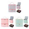 Modern Minimalist Dual Layer Makeup Organizer With Large Capacity For Travel And Home Use