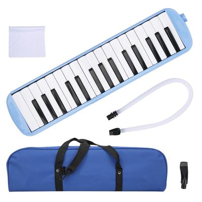Melodika 32 Tuş ABS Rüzgar Siyah Beyaz Klavye Enstrümanı Yeni Başlayanlar İçin Müzik Eğitim Kiti