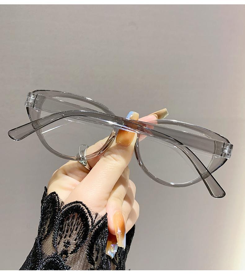 Retro Cat Eye Presbyopic Reading Glasses Anti Blue Light Fashionable Ultra Light Unisex Transparent Eyewear