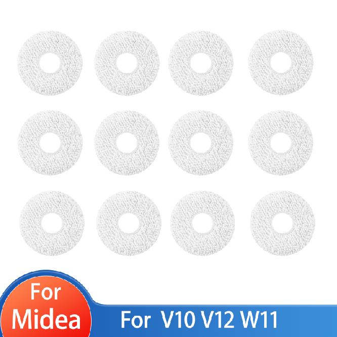 Mop Cloth for Midea V10 V12 W11 Robot Vacuum Cleaner Replacement Accessories Spare Parts