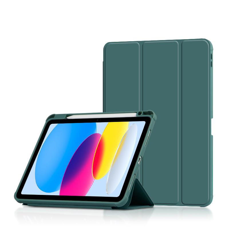 For iPad A16 11 Inch Case iPad 11th Cover with Pencil Holder for iPad 10th 11th Generation Case Auto Sleep Wake iPad (A16)