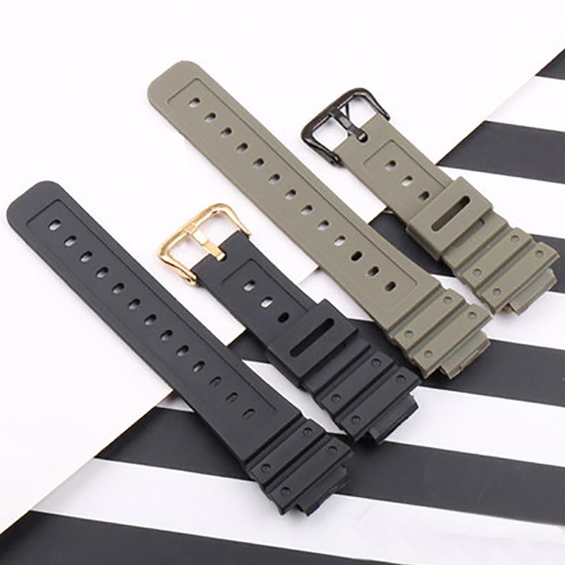 ONEResin Strap Watch Accessories for Casio G-SHOCK DW5600 G5600E GW-5000 GW- M5610 Sport Waterproof Silicone Watchband BraceletMN