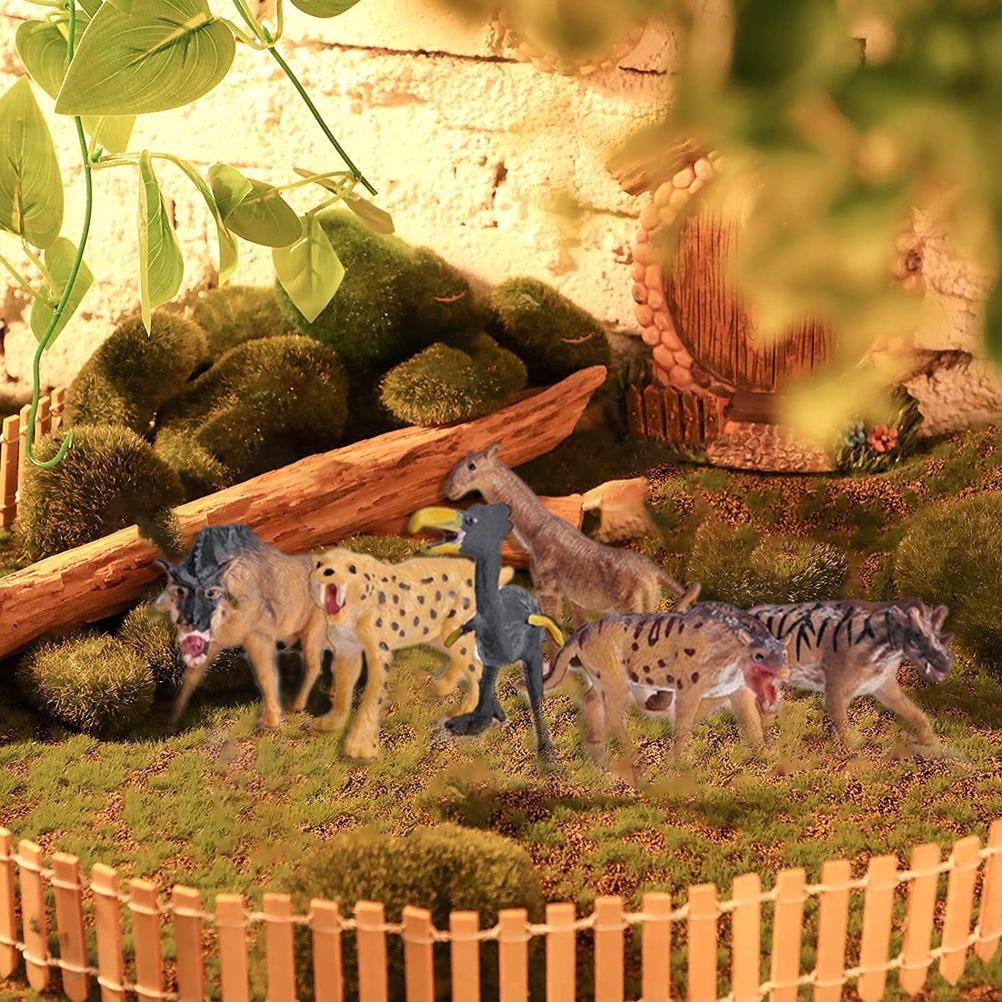 12 szt. Model Figurki Zwierząt Zestaw Zabawek Zwierząt Dżungli Sztuczne Dzikie Zwierzęta Edukacyjne Zabawki Zwierzęta Leśne