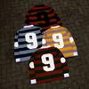 Unisex Striped Long Sleeve T-Shirt Contrast Color Lapel Loose Fit Pullover Casual Streetwear Top for Spring Autumn