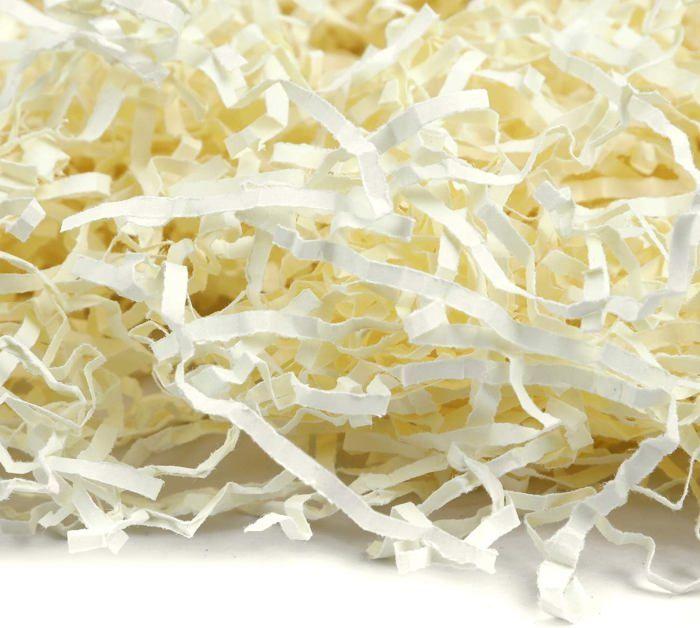 Frisure Papier Déchiqueté - Creative Deco - 1kg - Kraft Crème - Papier Cadeau - Remplissage Boite Cadeau