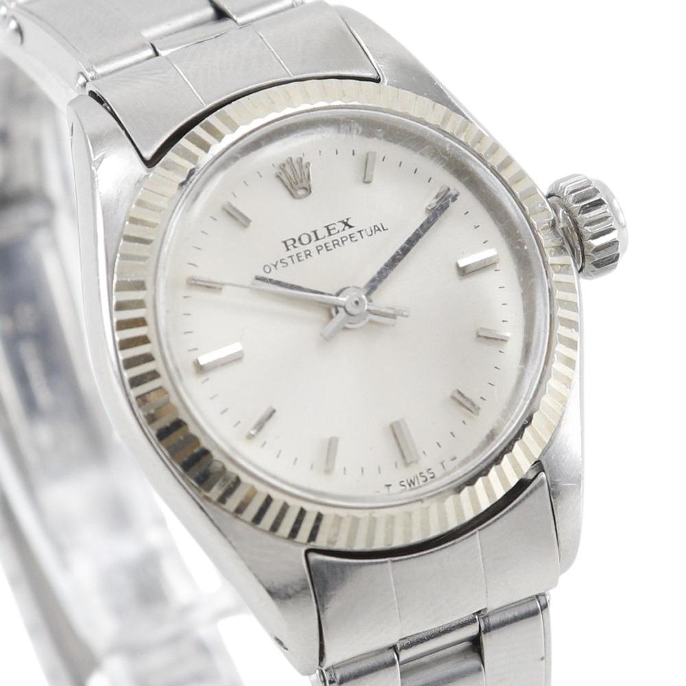 ROLEX Oyster perpetual Watches 6619 cal.1161 SilverDial Stainless Steel Mechanical Automatic Analog display Women Used