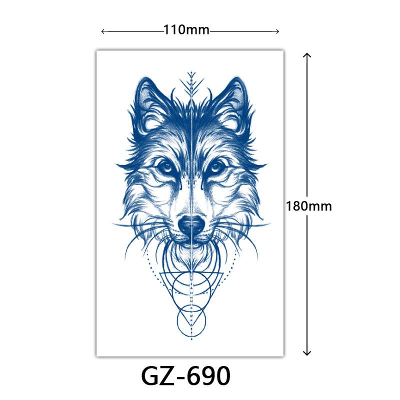 Autocolante Tatuaj cu Suc, Autocolante Tatuaj Herbal, Autocolante Tatuaj Semi-Permanent cu Litere Engleze Tatuaj