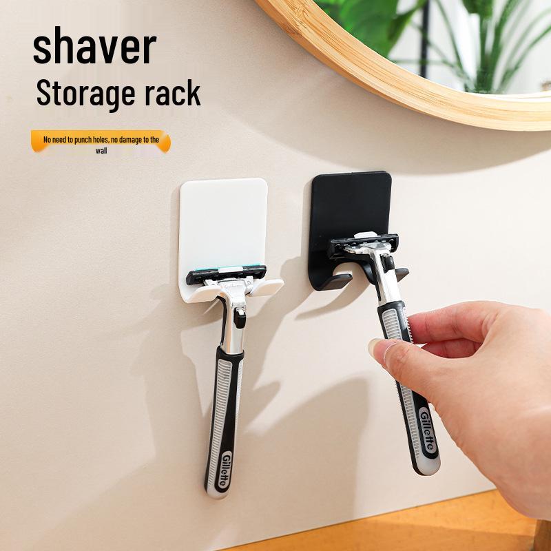 Razor and Power Plug Wall-Mount Organizer