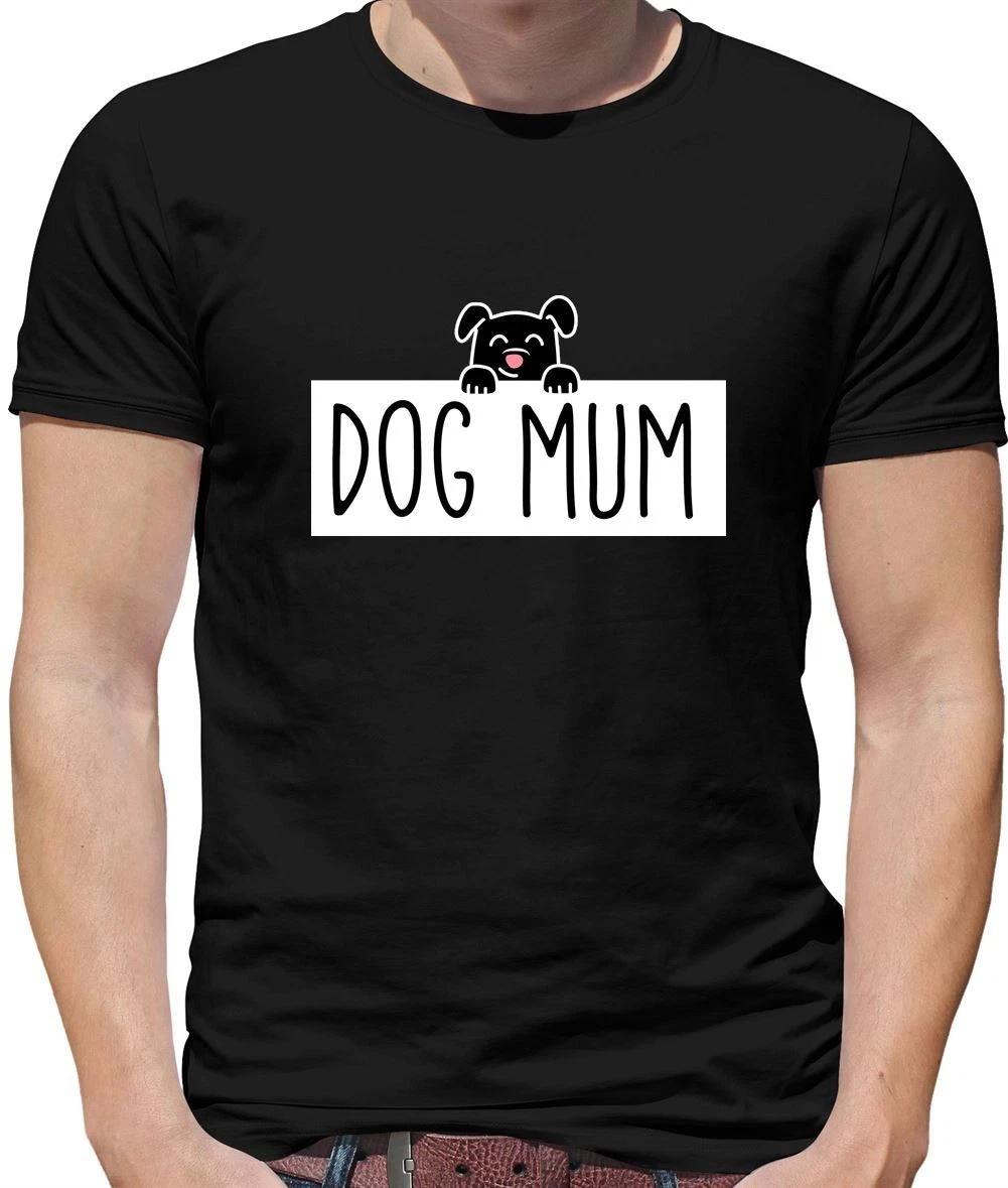 Dog Mum - Mens T-Shirt - Puppy Dog Owner Pet Lover Cute Adorable S