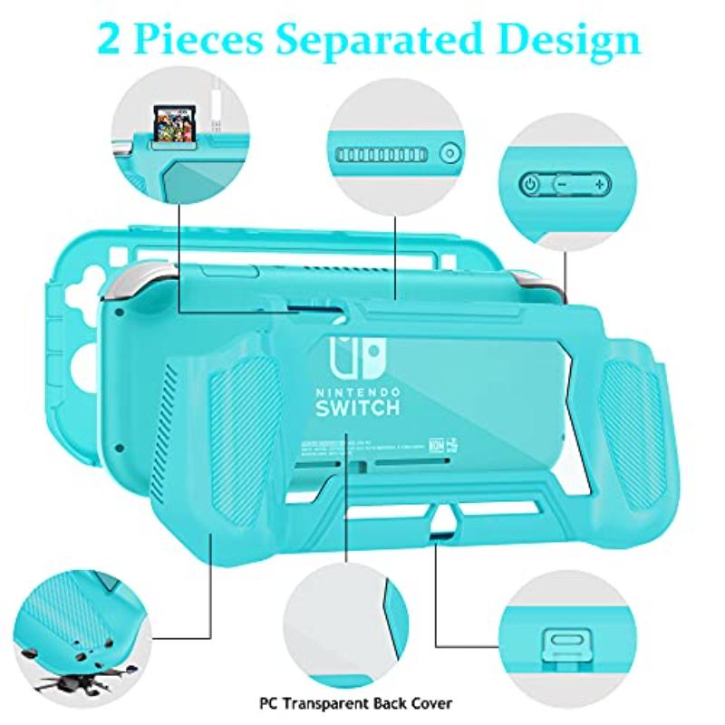 Protective Case for Nintendo Switch Lite, TPU Shock-Absorption and Anti-Scratch for Nintendo Switch Lite