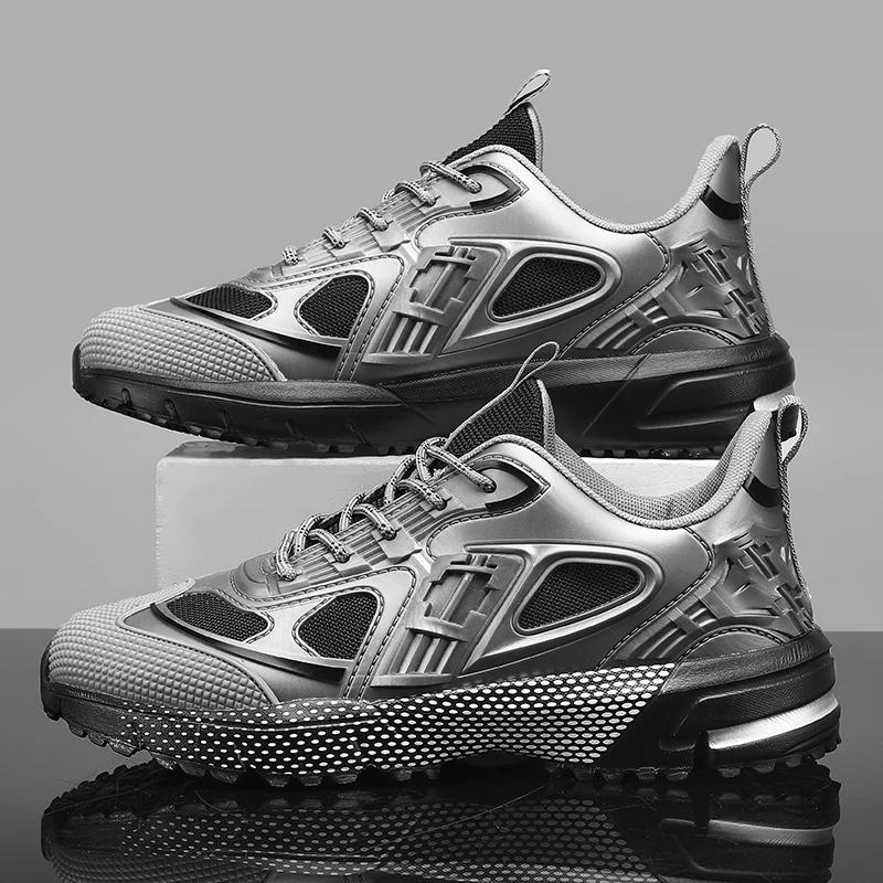 

Hot Selling Men Big Size Sneakers Winter High-quality Breath Non Slip Runn Shoes Soft Warm Casual Walking Tennis Training Shoes 39 сірий колір