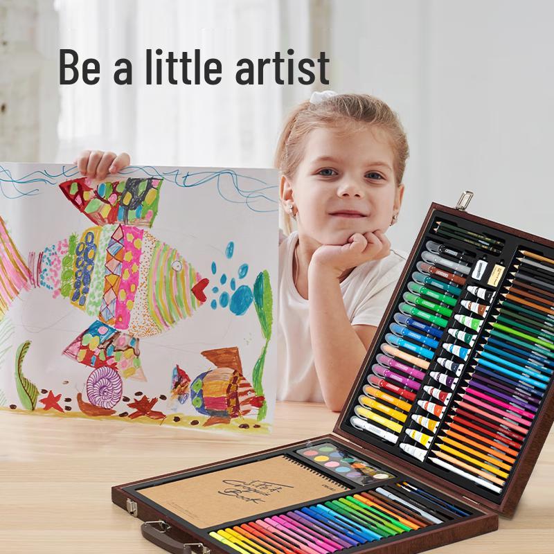 Deli 103-Piece Kids Art and Painting Gift Set
