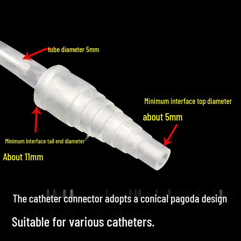 1000ml Disposable Anti-reflux Catheter Urine Drainage Bag with 1.1m Tube for Home Use