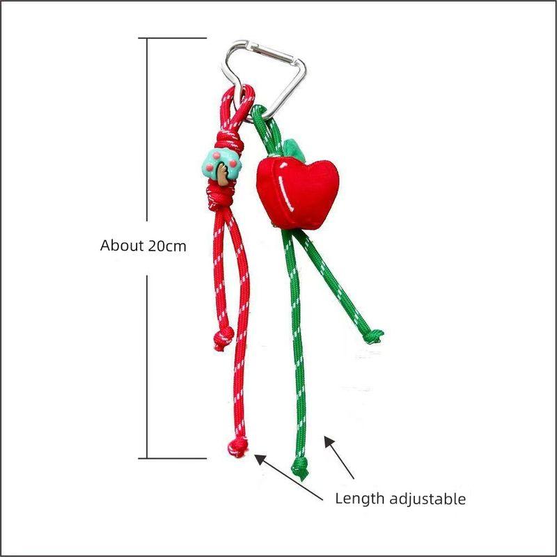 

Sausage Dog Cotton String Woven Bag Large Capacity Cute Puppy Portable Vegetable Basket Hand-Woven Cotton Thread All-Match Bag Cotton rope bag pendant