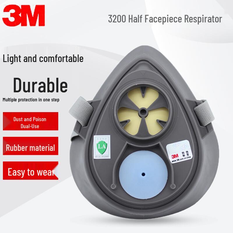 3M 3200 Protective Half Facepiece Respirator