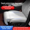 Extended Leg Rest Auto Seat Cushion Leather Universal Vehicle Fit Humanized Designs Vehicle Seat Pad for Fatigue Relief