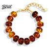 Shiny Luster Bracelet Boho Beaded Bracelets Colorful Acrylic Beads Adjustable