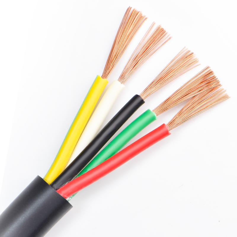Multi-Core RVV Flexible Control Cable (2-10 Cores, 0.3-0.75 Sq) Signal Wire
