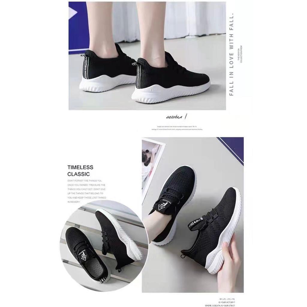 Women's Casual Sports Shoes, Women's Breathable Knitted Sports Shoes - Lightweight and Comfortable Low Top Running Shoes, Mesh Sports Shoes