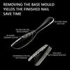 240pcs Oval Shape Sandwich Nail Dual Form No-Trace Nail Tips  for Profional Use in Nail Salons