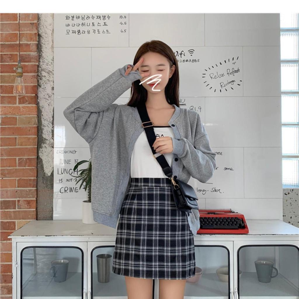 Fustă în carouri cu talie înaltă, linie A, pentru femei - Tendință toamnă/iarnă 2023