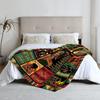 African American Gifts for Women, Afro Black Girl Blanket 50"x60", African American Throw Blanket with Inspiring Positive Quotes, Christmas Birthday