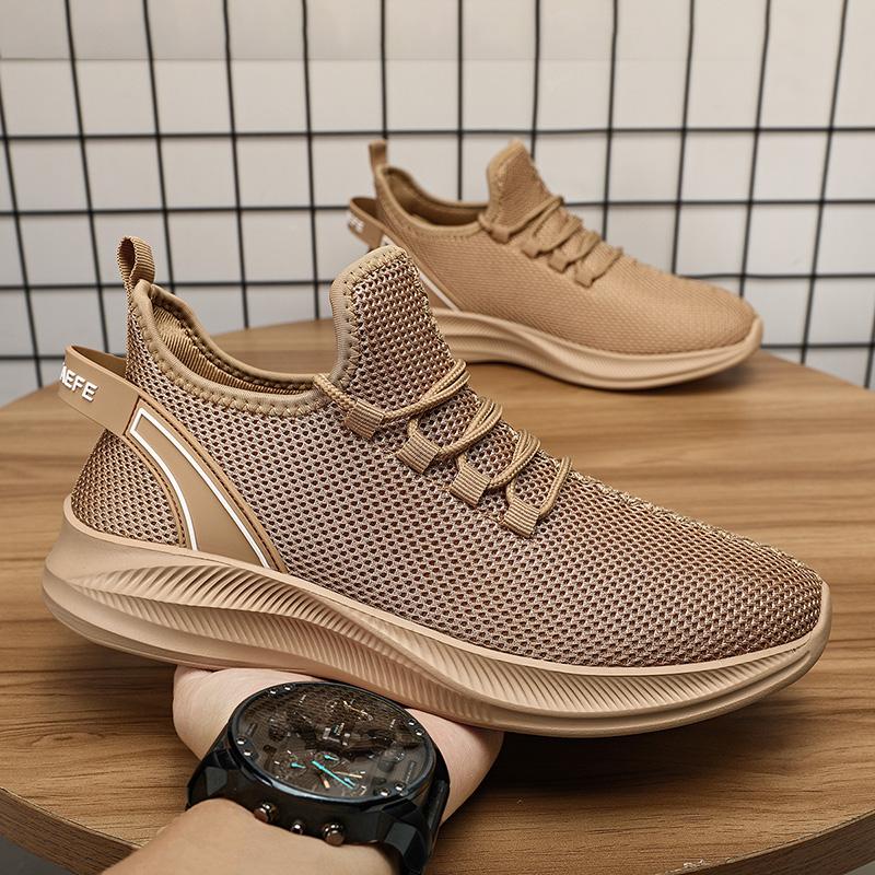 Sports Shoes for Men Shoes Sneakers Black Shoes Casual Men Knit Sneakers Breathable Athletic Running Walking Gym Shoes