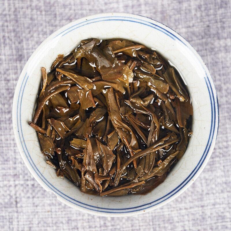 Чай Пуэр Сырой чайный пирог 400 г Старое чайное дерево Чайный пирог Полезный напиток — фото 6