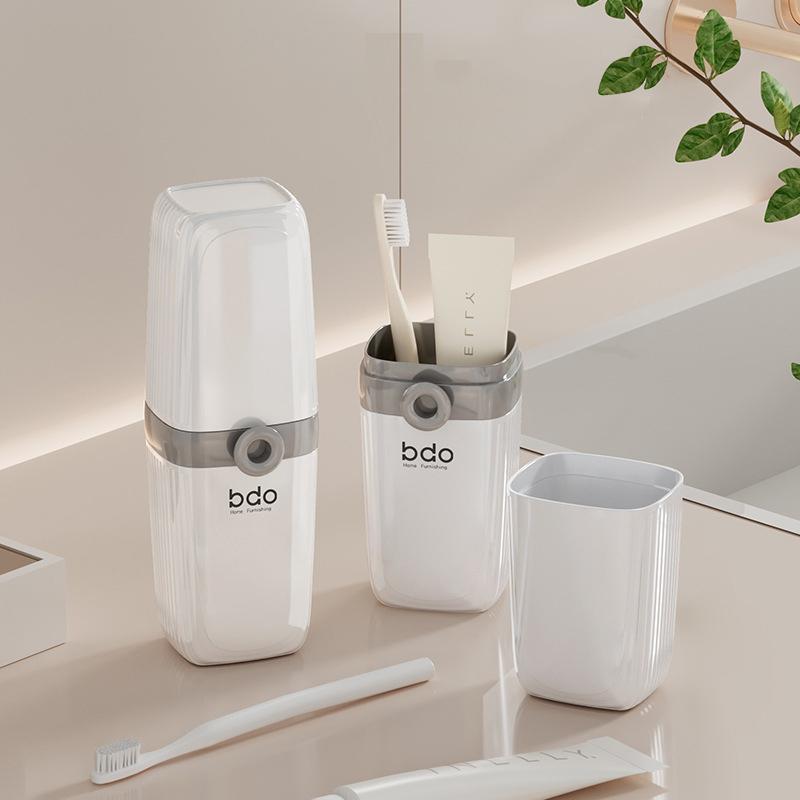 Portable Travel Toothbrush Holder Durable Plastic Perfect For Camping Bathroom Accessories Travel Home Daily Use Essentials