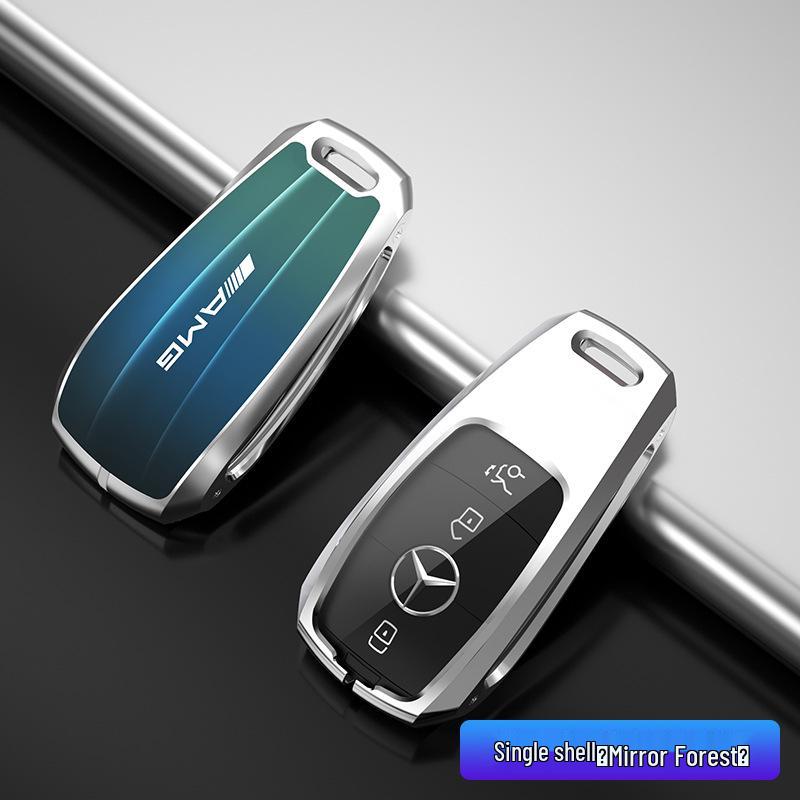Kompatibelt nøkkelskall og deksel for Mercedes-Benz E-klasse, C-klasse, A200L, GLB, GLC260.