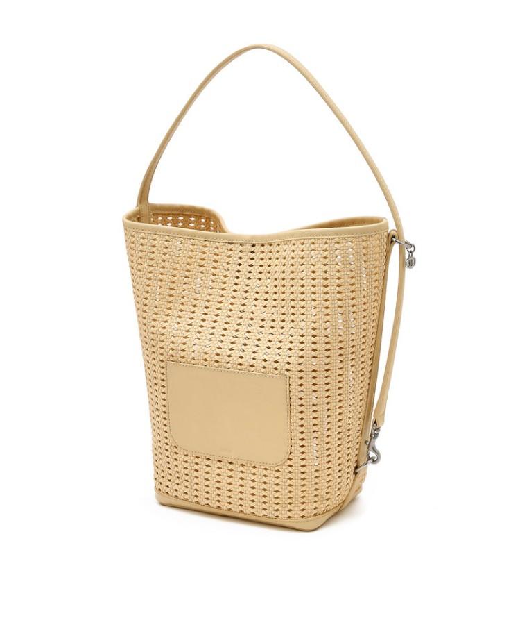 Athe Vanessabruno [Panier] Butter Panier Mesh Shoulder Bag L Aaba6E841Y1