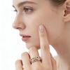 The best-selling new engagement ring is made of luxurious high-end stainless steel, suitable for both men and women, a couple's ring that never fades