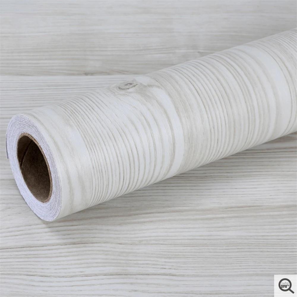 80Cm Width Wood Grain Pvc Wall Cover For Door Wardrobe Cupboard Table Furniture Water-Repellent Self Adhesive Decals Home Decor Film