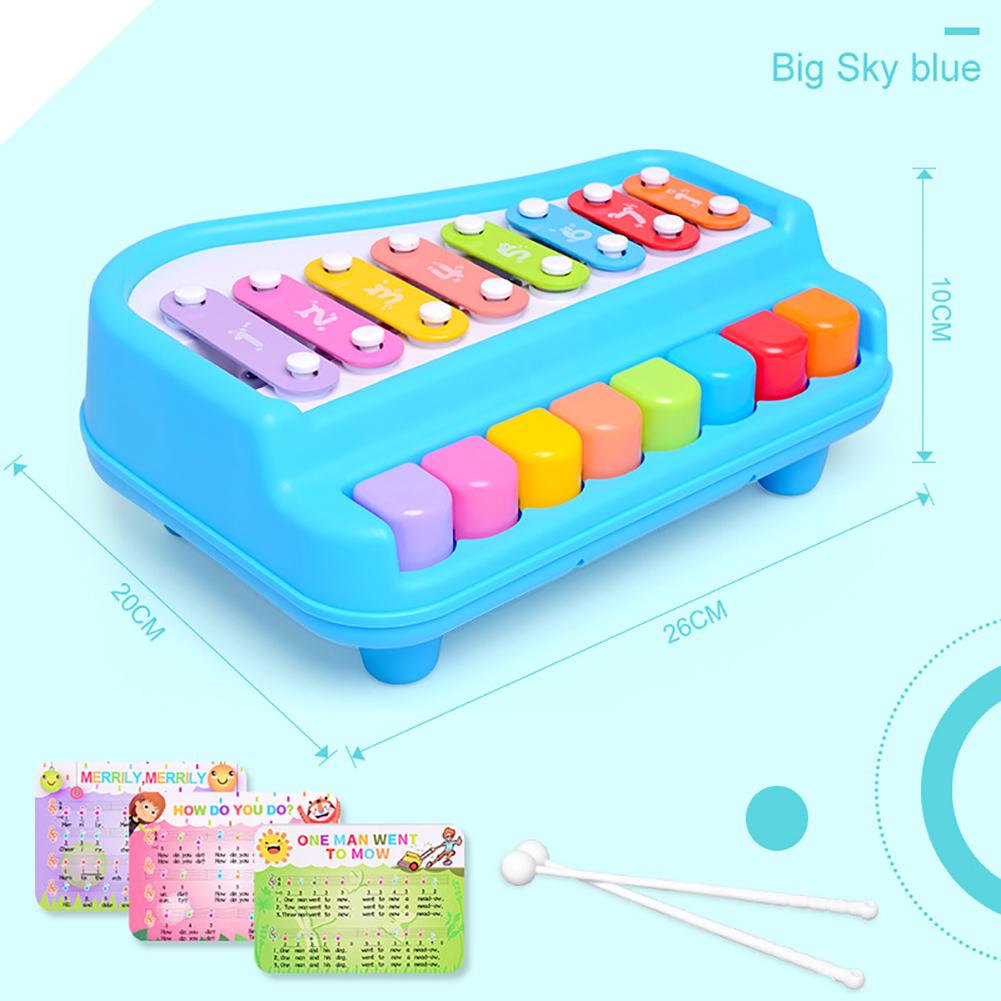Blau 2 in 1 Baby Klavier 8 Skala Kinder Xylophon mit Schlägeln Klavier lernen Spielzeug Musik Pädagogisches Lernen Kinder Musikinstrumente Baby Musik Klavierspielzeug Blau 2 in 1 Baby Klavier 8 Skala Kinder Xylophon mit Schlägeln Klavier lernen Spielzeug Musik Pädagogisches Lernen Kinder Musikinstrumente Baby Musik Klavierspielzeug