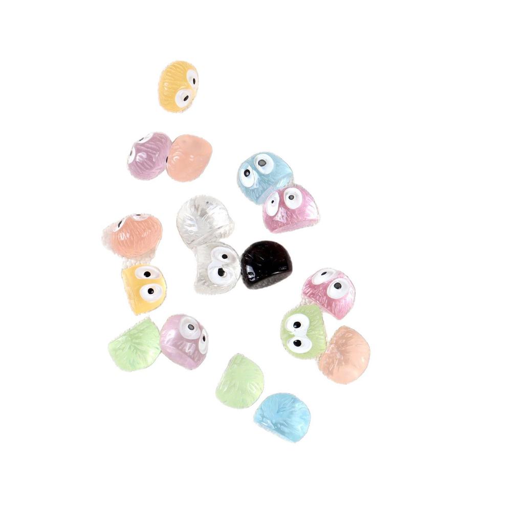 Luminous Colorful Soot Sprite Elf Doll for DIY Moss Micro-landscape Decoration