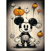 Disney Cartoon Diamond Painting Mickey Mouse Halloween Dark Trend Art Illustration 5D DIY Art Cross Stitch Kit Mosaic Embroidery Home Decor Gift