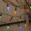 50 LED Solar Christmas Lights 100 LED 5m Length Solar String Lights Multi-Color Waterproof Strawberry Lights Christmas Tree