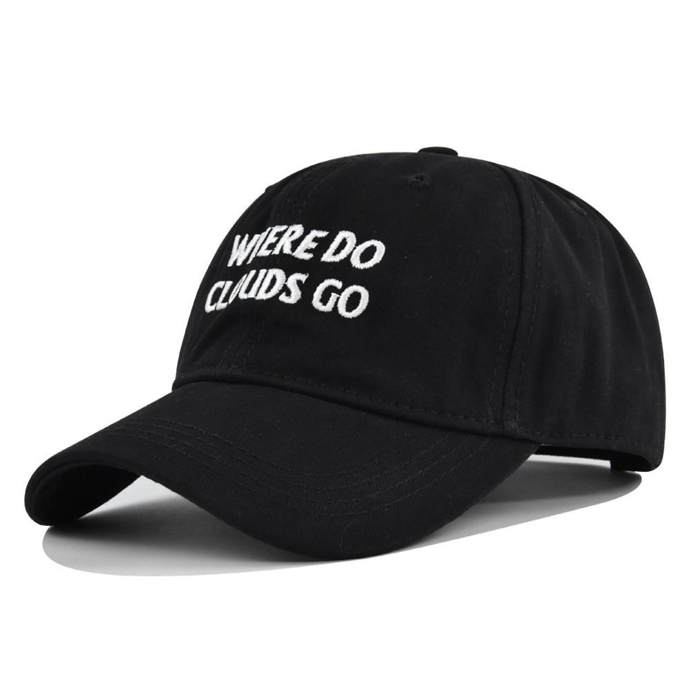 Cap Where Baseball Do Letter Embroidered Duckbill Sunshade Hat Material Cotton