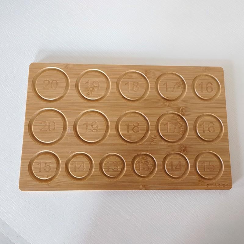 Multi-grid Wooden Beading Design Board for DIY Bracelets and Jewelry Crafting