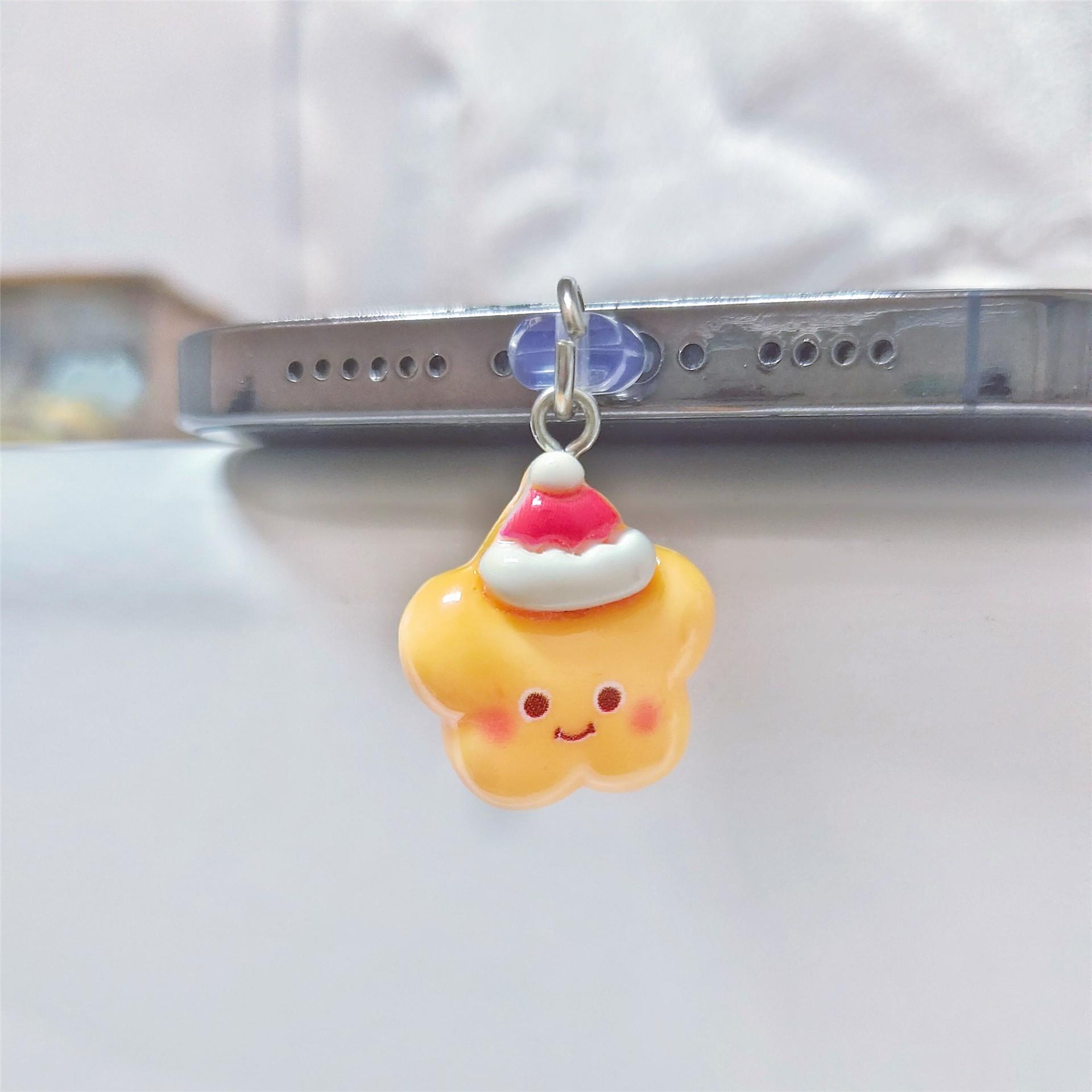 

Креативная и милая рождественская заглушка для защиты от пыли для телефона, заглушка для защиты от пыли для порта зарядки, подарок на День святого Валентина, рождественский подарок For iPhone5-14