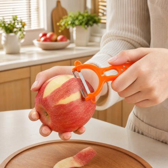 2Pcs Multifunctional Fruit Vegetable Peeler & Grater, Double Side Stainless Steel Blade Peeler and Grater, Sharp Blade Peeler for Kitchen Cucumbers