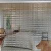 90*214.5cm Aluminium Metal Chain Strip Curtain Fly Pest Insect Control Decoration Door Screen