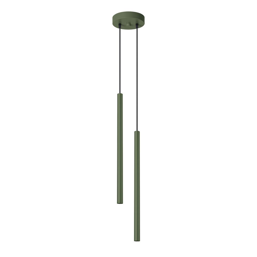 Lampa Wisząca Nox 2 G9 Zielony Oliwkowy Lumilo 15.339.19