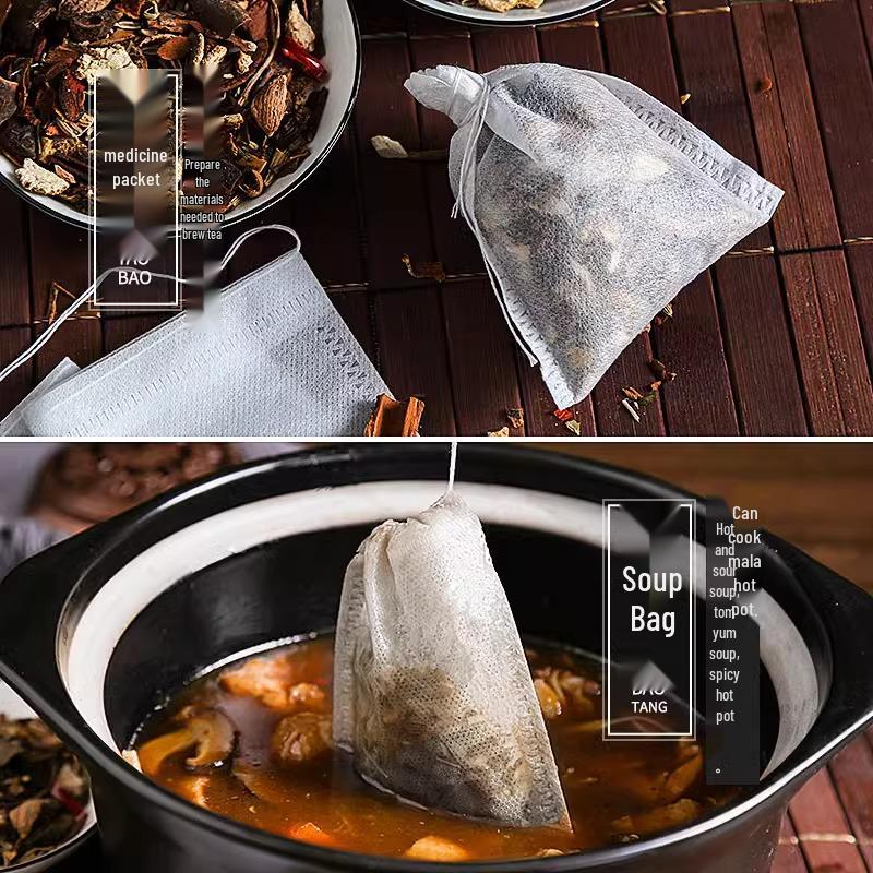 Disposable Non-Woven Tea and Spice Filter Bags