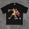 Größtes Duo Jordan und Kobe PNG, Basketball T-Shirt Design Mit Noise-Effekt (300 DPI)