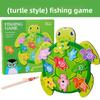 Turtle Frog Butterfly Dinosaur Animal Theme Fishing Game Children Puzzle Toy
