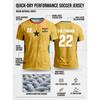 Ghana 2026 Auswärts-Sportoberteil für Erwachsene, Anti-Haft-Schweiß, super atmungsaktiv, hochauflösende Sublimation, Fan-Kurzarmshirt