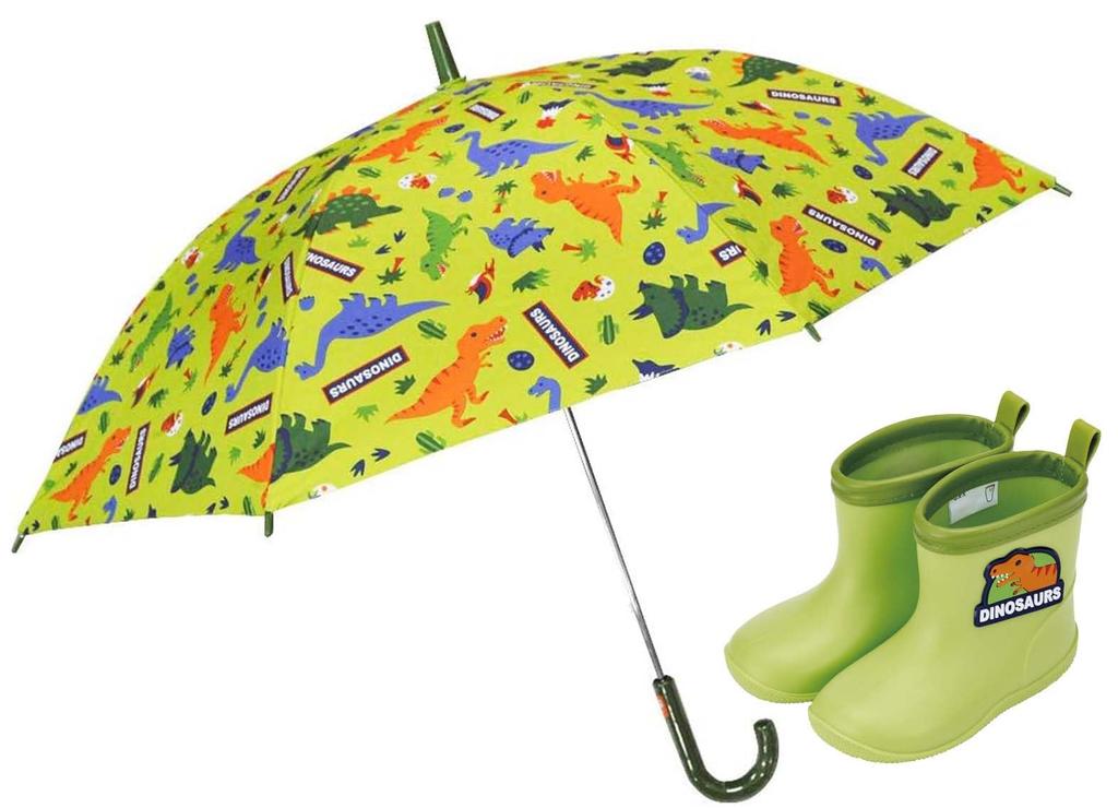 Kalosze Skater Rain z Dinozaurem Dziecięce, 15cm, Naszywka, RIBTW15-A